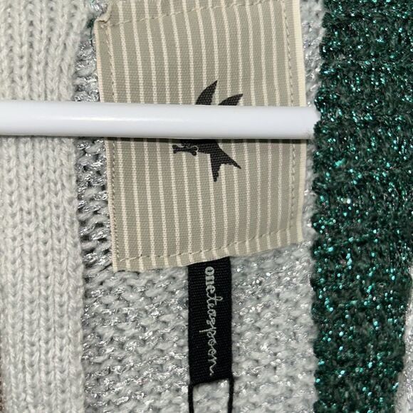 One Teaspoon Silver Metallic Silver Mini Sweater Dress(Size Small) - Picture 6 of 8